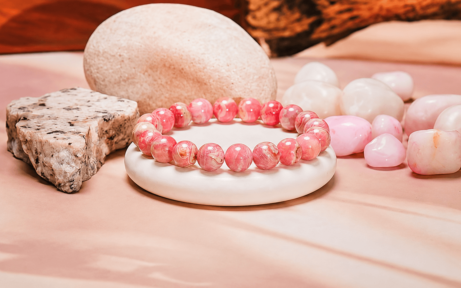 Original Rhodocrosite Bracelet with Certificate