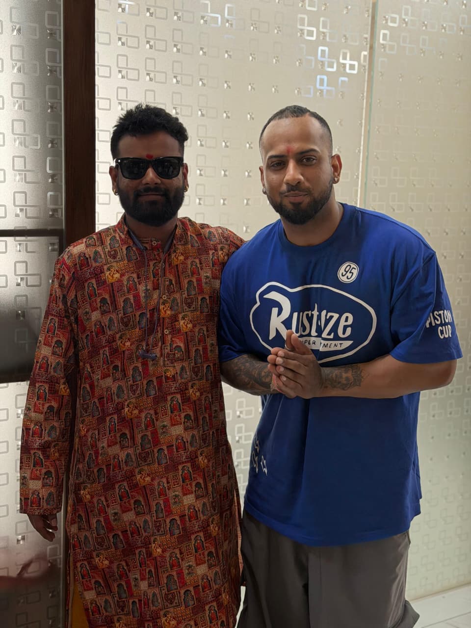 Celebration with clients at a traditional event